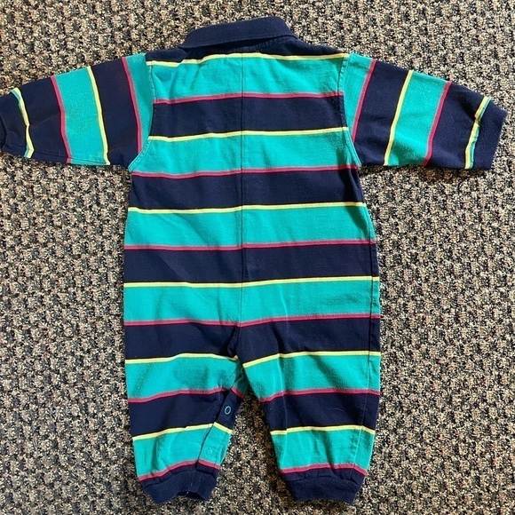 Vintage 6-9 month Boys Bodysuit Baseball Embroidery - Picture 2 of 5